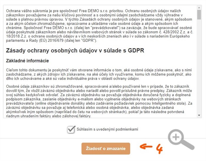 GDPR súhlas profil